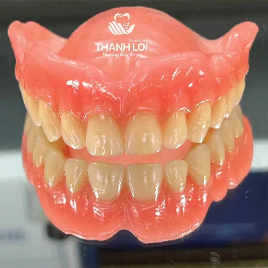 Hàm tháo lắp toàn hàm nhựa Ivobase